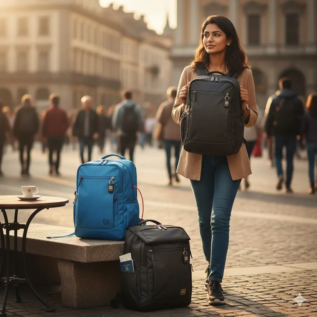 Anti-theft backpacks for travel