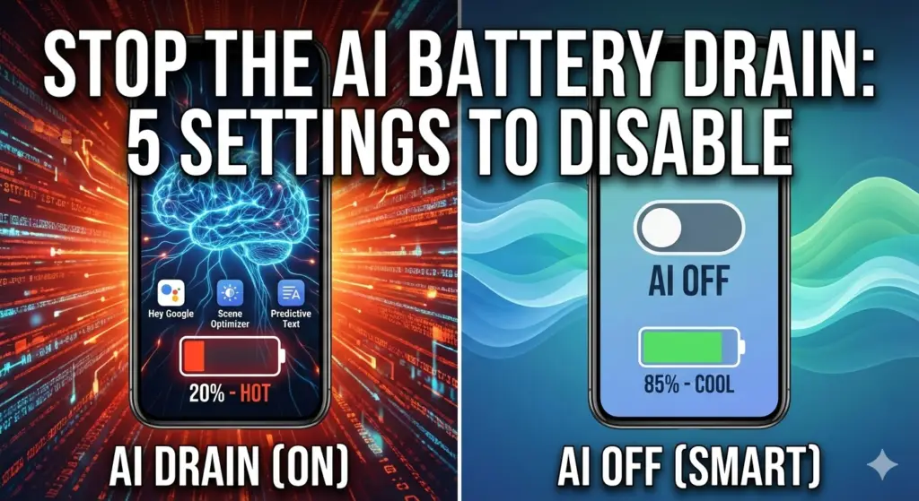 Why Your New Phone’s Battery is Dying Fast: The AI Problem