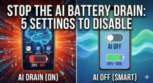 Why Your New Phone’s Battery is Dying Fast: The AI Problem