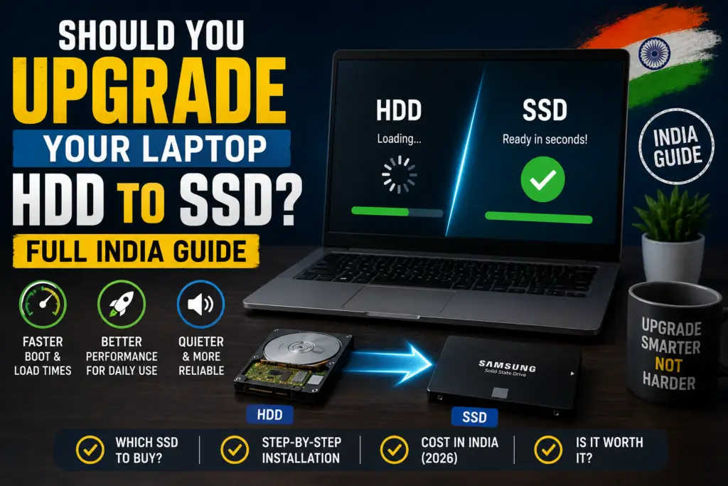 Should You Upgrade Your Laptop HDD to SSD? Full India Guide